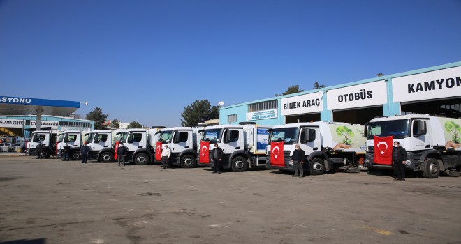 Batman'a 7 Adet Mercedes-Benz Actros 1832L