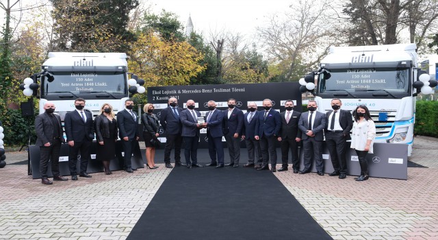 150 Adet Mercedes-Benz Actros 1848 LSnRL Ekol Lojistik’e Teslim Edildi