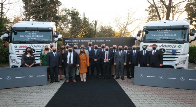 Mars Logistics, 150 adet Mercedes-Benz Actros 1848 LSnRL Siparişini Teslim Aldı