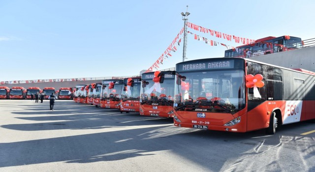 Başkent İçin Özel Olarak Üretilen 28 Adet Otokar Kent Körüklü Törenle Hizmete Başladı