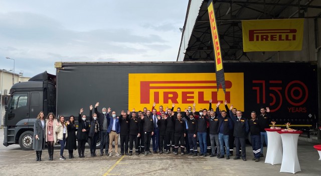 Pirelli'nin 150. Yıl Donanımlı Tırı Karşılandı