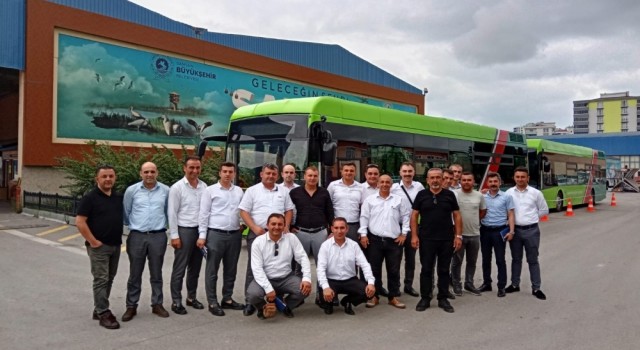 Samsun'da Elektrikli Otobüs Eğitimi