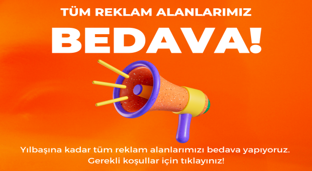 Yılbaşına Kadar İlanlarımızı Bedava Yaptık!