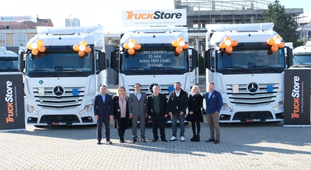 Truckstore, Ares Lojistik’e 15 Adet Mercedes-Benz Actros 1845 Lsnrl Teslim Etti