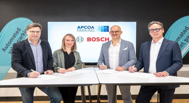 Bosch Ve APCOA, Almanya'daki Otoparklarda Otonom Vale Park Teknolojisi Sağlayacak