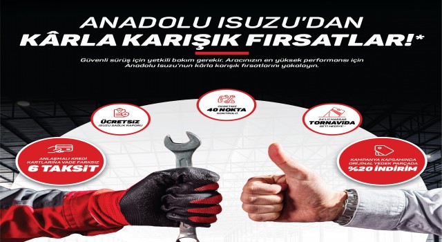 Anadolu Isuzu’dan Kışa Hazırlık Kampanyası