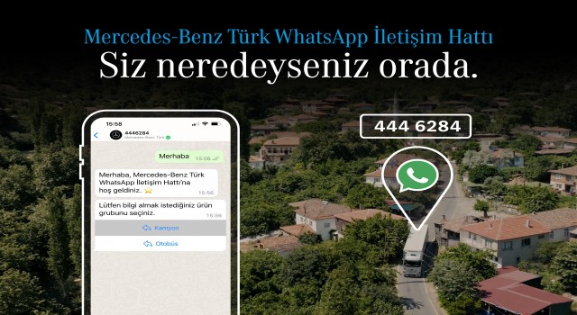 Mercedes-Benz Türk, Whatsapp'ta Sizlerle