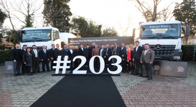 Boğaziçi Beton’a 203 Adet Mercedes-Benz Kamyon Ve Çekici Teslimatı