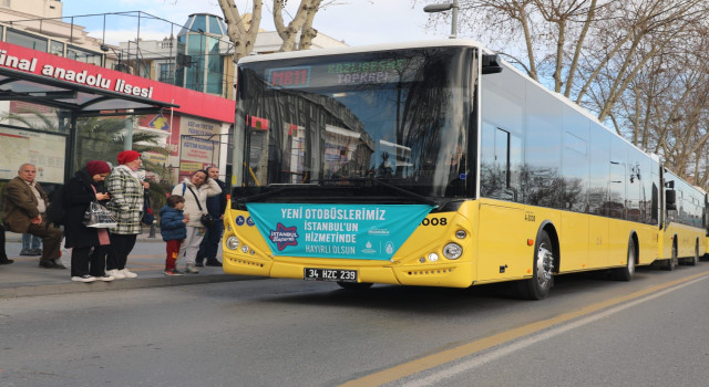 İstanbul'un Yeni Otobüsleri Yollarda