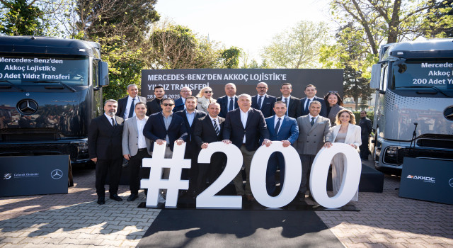 Mercedes-Benz Türk’ten Akkoç Lojistik’e 200 Adet Yıldız Transferi