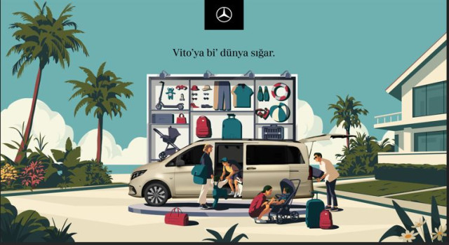 Vito Tourer “Vito’ya bi’ dünya sığar.” sloganı ile teste çıkıyor