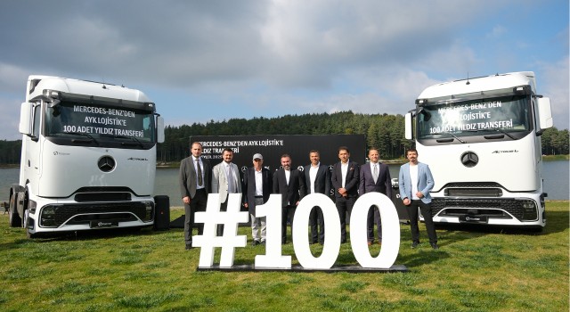 AYK Lojistik, Araç Filosunu 100 Adet Mercedes-Benz Actros L ile Genişletti