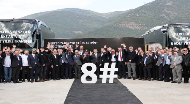 Lüks Artvin Seyahat Filosunu 8 adet Mercedes-Benz otobüs ile genişletti