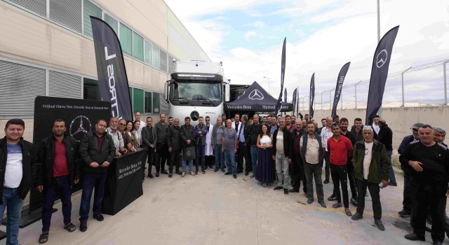 Mercedes-Benz Türk’ün Sağlık Bakım Tırı 6 Etkinlikte 2.775 Şoföre Ulaştı