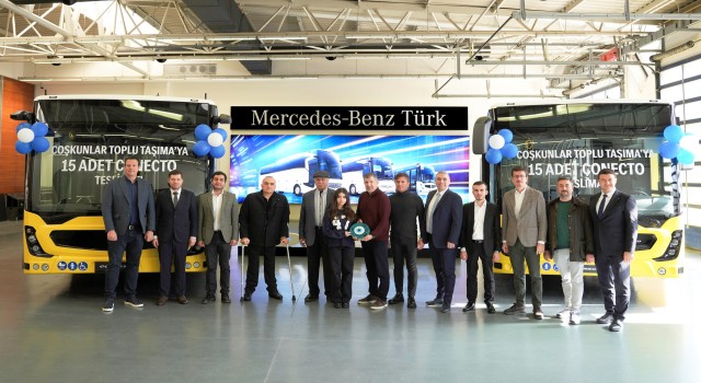 Mercedes-Benz Türk’ten Coşkunlar Toplu Taşıma Hizmetleri’ne 15 adet 2026 Model Mercedes-Benz Conecto Otobüs Teslimatı