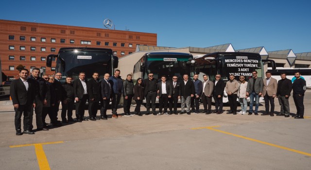 Mercedes-Benz Türk’ten Temizsoy Turizm’e 3 adet Mercedes-Benz Tourismo Otobüs Teslimatı