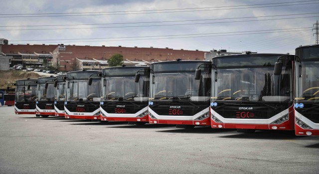 10 YENİ OTOBÜS EGO FİLOSUNA KATILDI