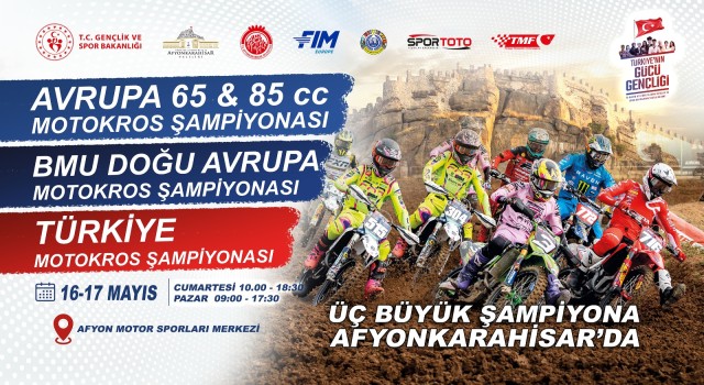 19 Mayıs Coşkusu Afyonkarahisar’da Motokros Heyecanıyla Taçlanıyor