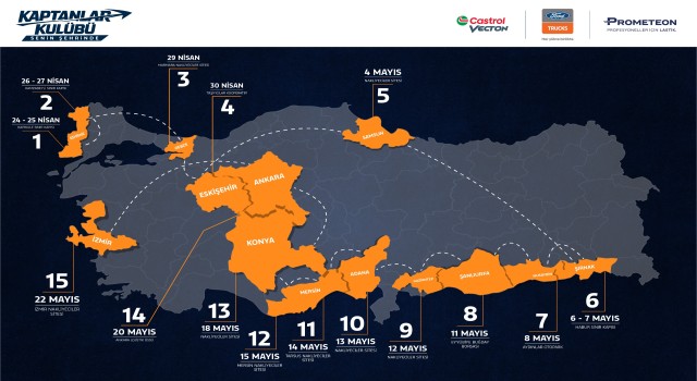 ‘Kaptanlar Kulübü’ Türkiye’nin dört bir yanında kaptanlarla buluştu