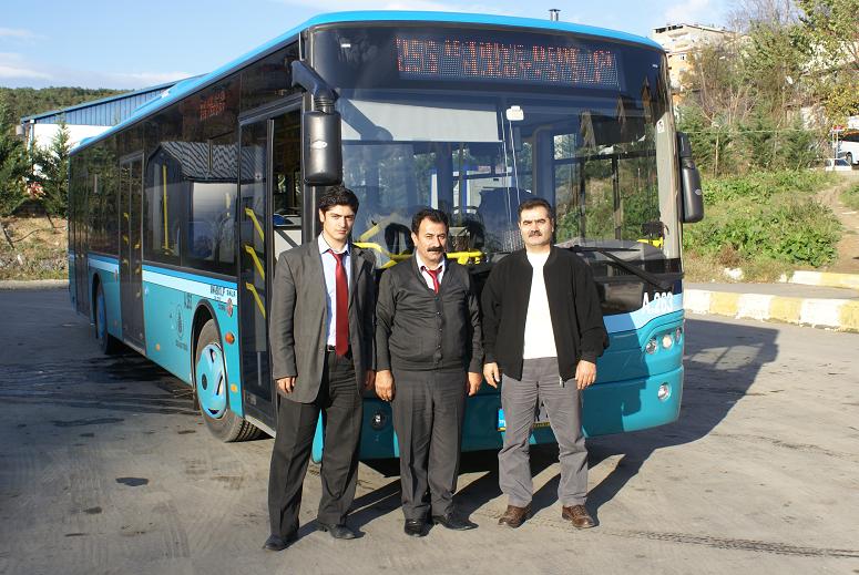İstanbul'da ilk alçak tabanlı Halk Otobüsü A-263