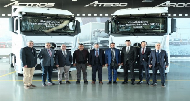 Mercedes-Benz Türk’ten 25 Adetlik Actros Teslimatı