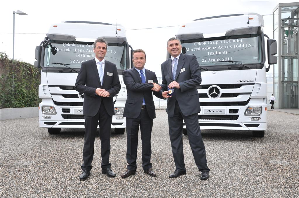 Çekok Grup, 150 Adet Mercedes-Benz Actros 1844 LS Ile Gücüne Güç Katıyor