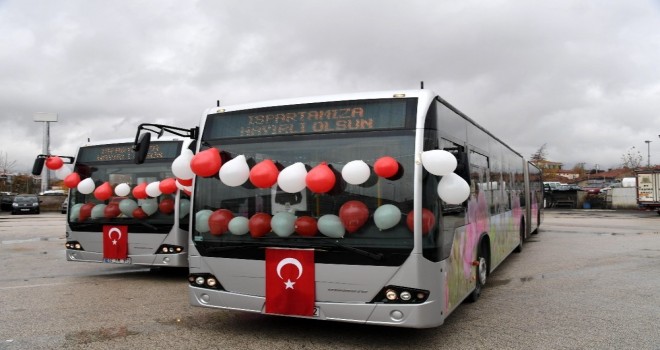 Isparta Otobüs Filosu Büyüyor