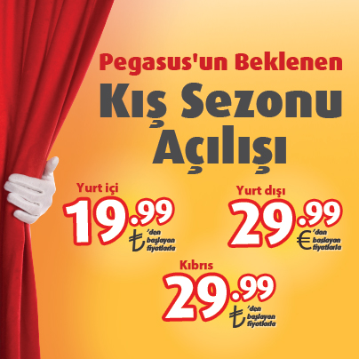 Pegasustan Kaçırılmayacak Kış Kampanyası