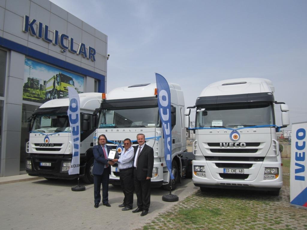 Kılıçlardan Solaklara 3 adet Iveco Stralis