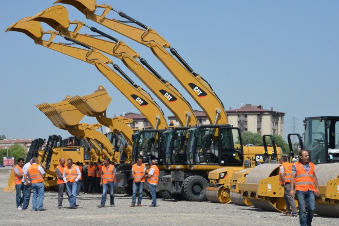 Başkent'e 79 Adet İş Makinası Takviyesi