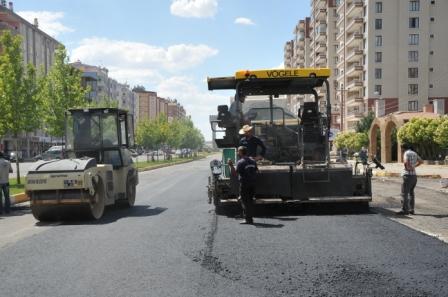 Büyükşehir Asfalt Çalışması Başlattı