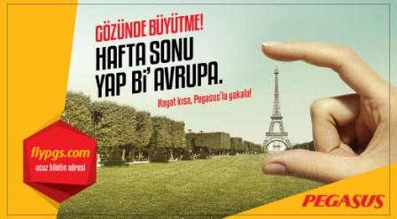 Pegasus "#Atlayıpgitsem" ile Uçmayan Kalmayacak