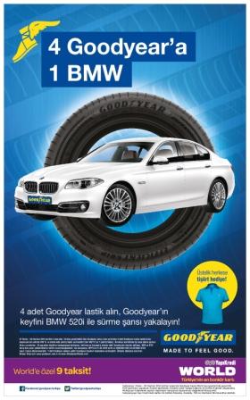 4 Goodyeara 1 BMW !