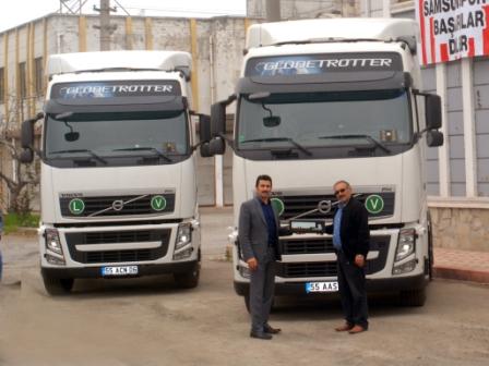 Furkan Taşımacılık, İngiltereden İrana Volvo Kamyon İle Taşıyor