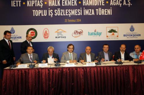 İBBde 7 Bin 200 Çalışanı İlgilendiren Toplu Sözleşme İmzalandı