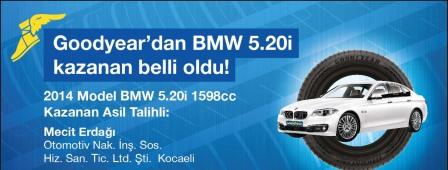 4 Goodyear Yaz Lastiği Aldı BMW Kazandı!