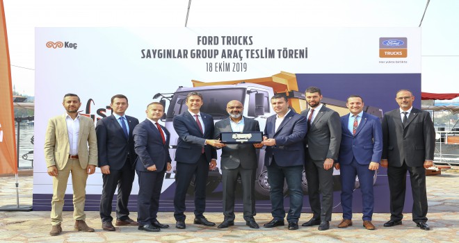 Saygınlar İnşaat’ın tercihi Ford Trucks