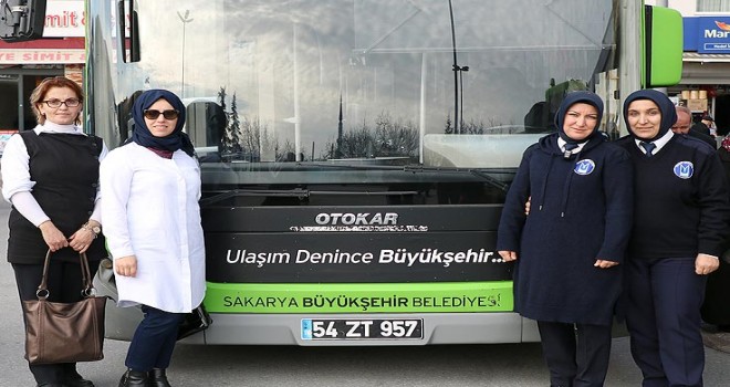 Sakarya Ulaşımı Kadınlara Emanet