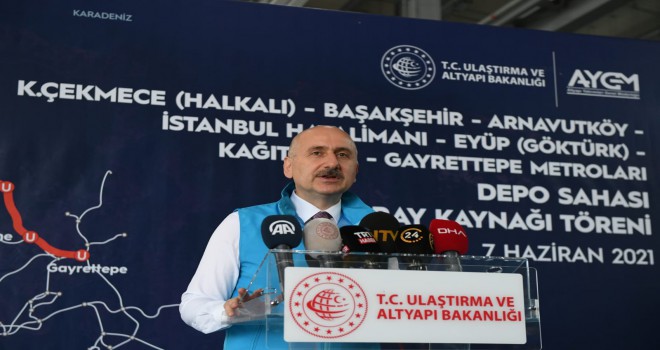 Halkalı ve Gayrettepe İstanbul'un En Hızlı Metroları Olacak
