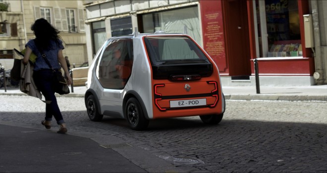 Renault Ez-Pod: Hızlı Ulaşım Ve Kurye Hizmetine Yönelik Konsept Araç