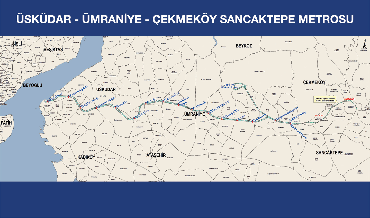 Üsküdar &#8211; Sancaktepe Metrosu İhale Açılıyor