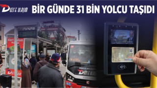 Düzce'de Toplu Ulaşıma Yoğun Talep