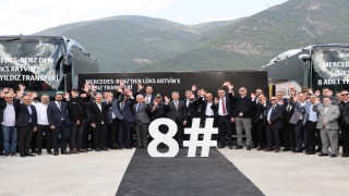 Lüks Artvin Seyahat Filosunu 8 adet Mercedes-Benz otobüs ile genişletti