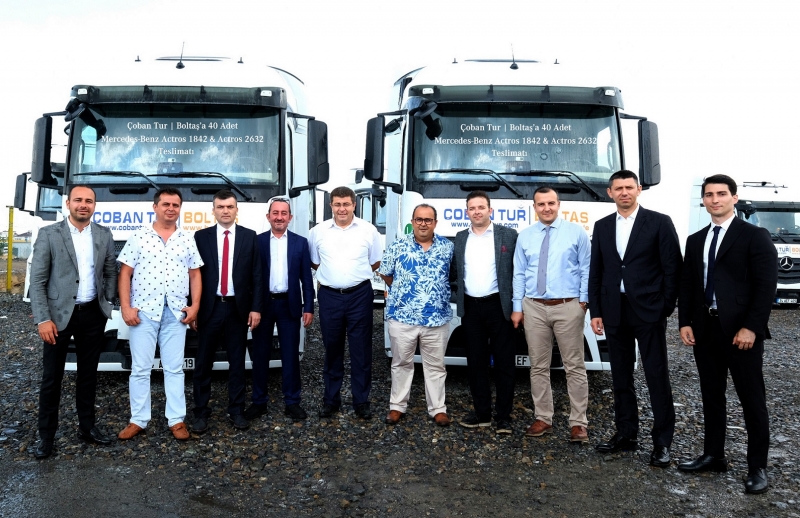 40 ADET DAHA MERCEDES ACTROS YOLLARDA