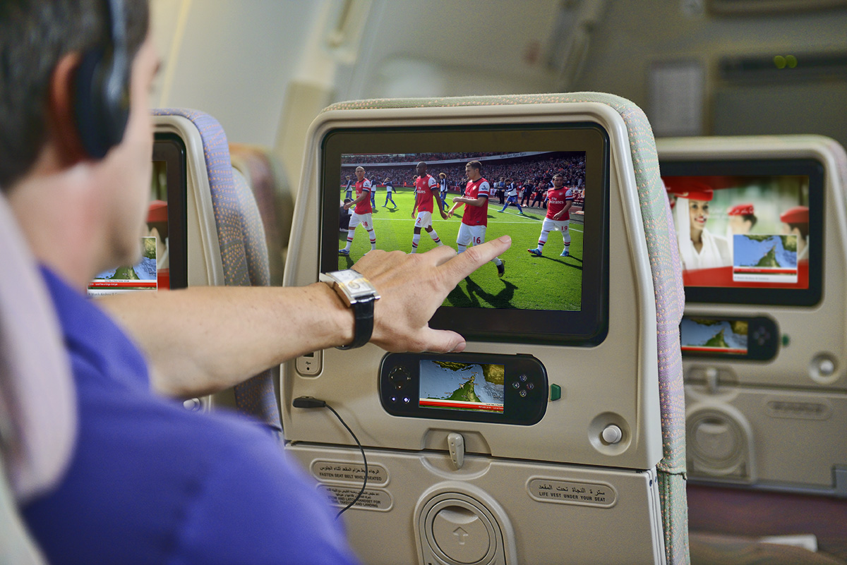 Emirates Uçuşlarında Canlı Televizyon Yayını