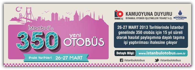 İstanbula 350 Yeni Otobüs