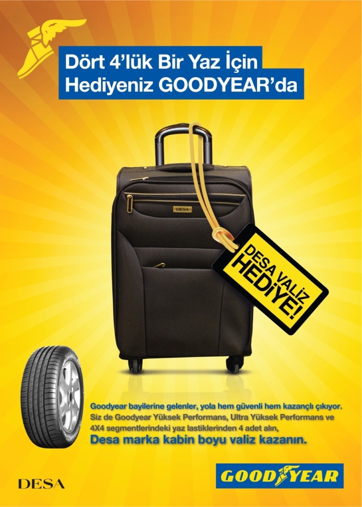 Goodyear&#8217;dan Dört 4&#8217;lük Yaz Kampanyası