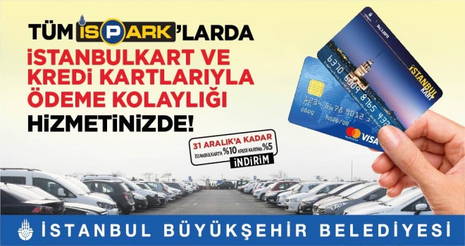 İspark'ta Kartlı Ödeme Başlıyor