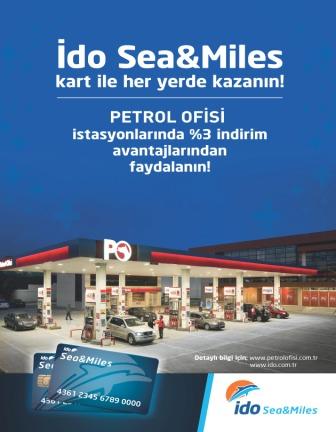 İDO Petrol Ofisinde Yüzde 3 İndirim Kazandırıyor