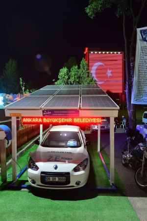 Elektrikli Otomobillere Güneş Enerjisi